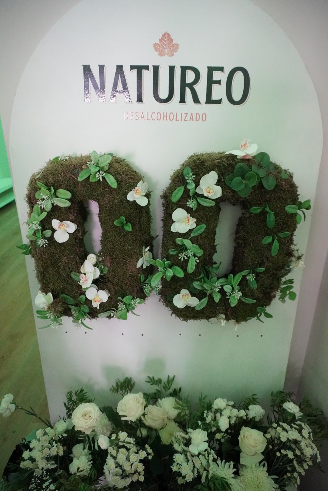 Natureo, Natureo 5K, photocall 0,0 de musgo y flores